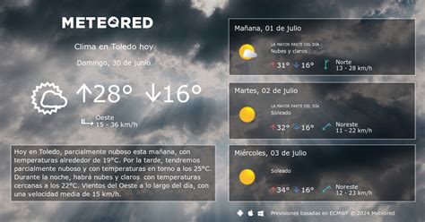 clima de 10 días para toledo|tiempo en toledo 14 días.